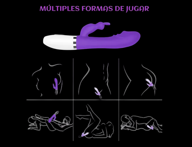 🐰 Dildo vibrador conejo