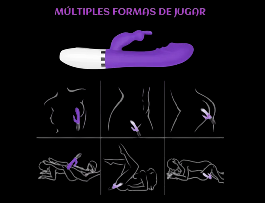 🐰 Dildo vibrador conejo